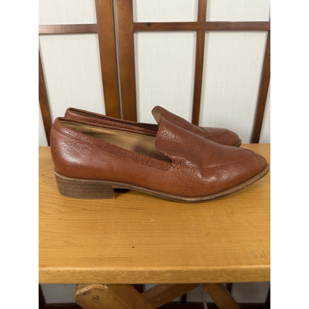 Madewell Women's The Slip On Loafer Pointed Toe Shoe Leather Brown 7 Fall Casual